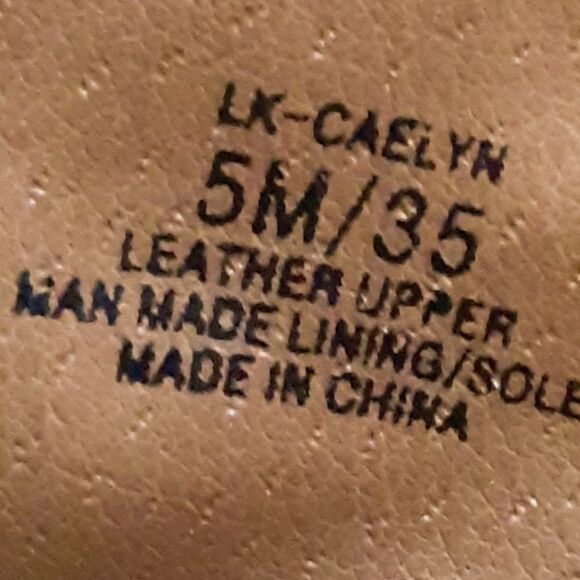 Lucky Brand Caelyn Women's Brown Leather Buckle Ankle Boots size 5M - Picture 6 of 12